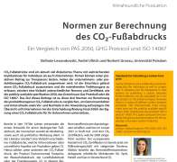 Normen zur Berechnung des CO₂-Fußabdrucks